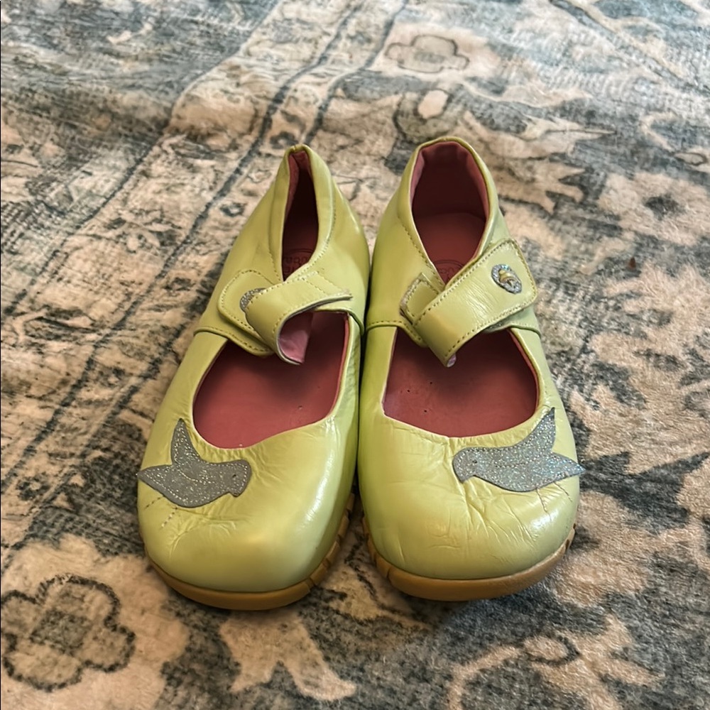 Livie & Luca Green Bird Mary Jane Shoes